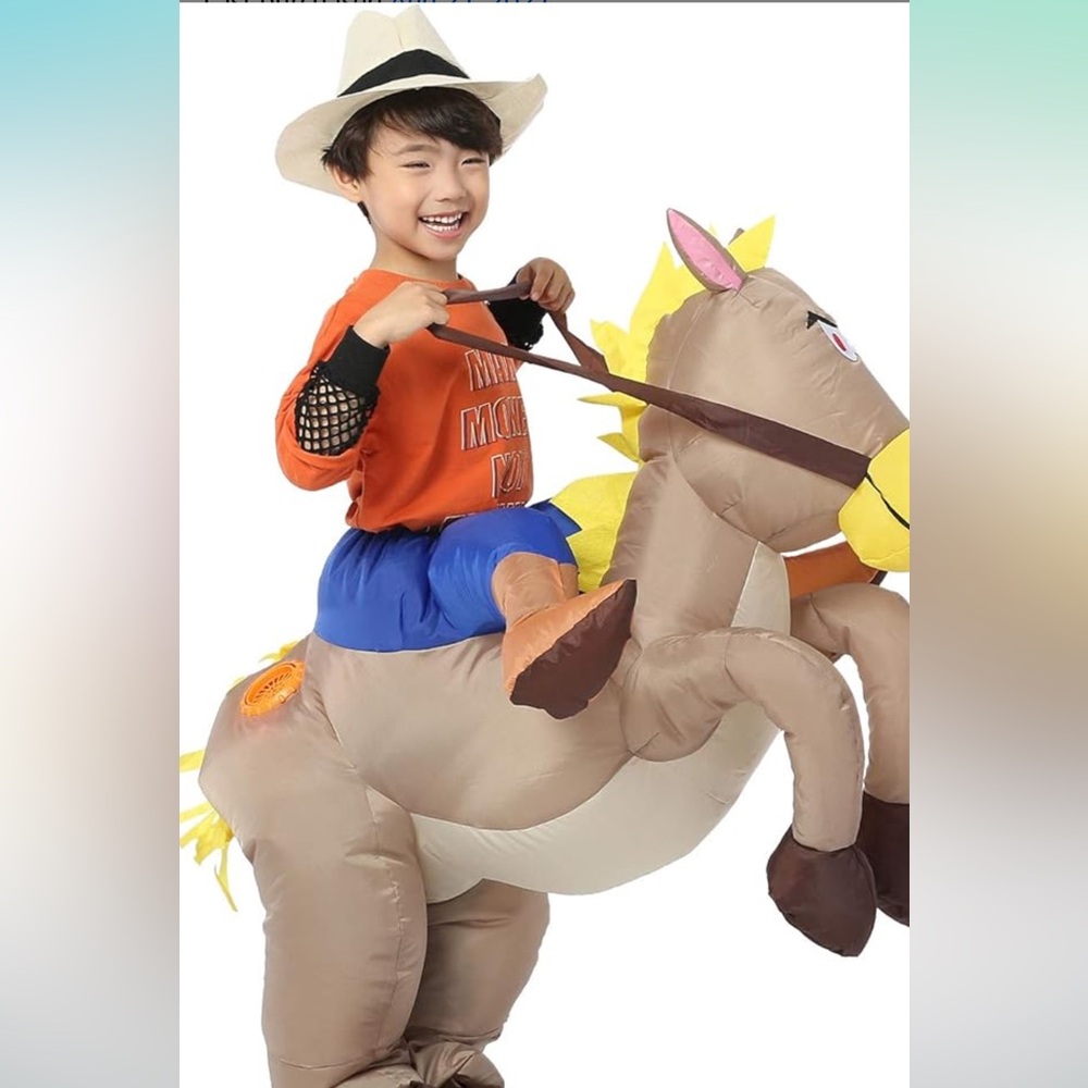 Inflatable Costume with Fan